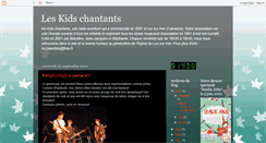 Desktop Screenshot of leskidschantants.blogspot.com