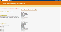 Desktop Screenshot of hiawathaday.blogspot.com