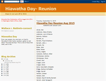 Tablet Screenshot of hiawathaday.blogspot.com