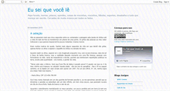 Desktop Screenshot of euseiquevocele.blogspot.com