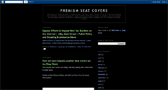 Desktop Screenshot of premiumseatcovers.blogspot.com