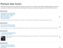 Tablet Screenshot of premiumseatcovers.blogspot.com