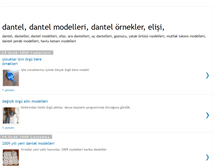 Tablet Screenshot of dantel-modelleriniz.blogspot.com