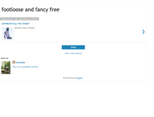 Tablet Screenshot of footloose-andfancyfree.blogspot.com