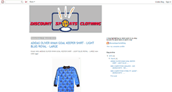 Desktop Screenshot of discountsportsclothing.blogspot.com