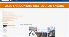 Desktop Screenshot of bikegransabana.blogspot.com