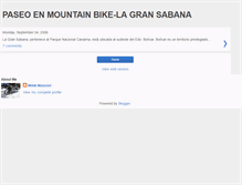 Tablet Screenshot of bikegransabana.blogspot.com