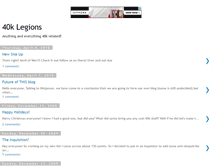 Tablet Screenshot of 40klegions.blogspot.com