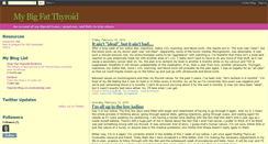 Desktop Screenshot of mybigfatthyroid.blogspot.com