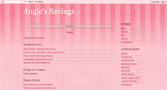 Desktop Screenshot of angiessavings.blogspot.com