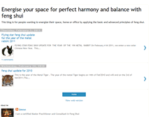 Tablet Screenshot of harmonyandbalancewithfengshui.blogspot.com