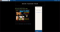 Desktop Screenshot of bikinifashiontour.blogspot.com