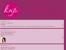 Tablet Screenshot of kara-nicole.blogspot.com