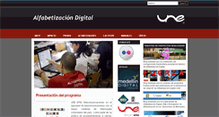 Desktop Screenshot of alfabetizaciondigitalune.blogspot.com