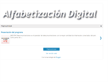 Tablet Screenshot of alfabetizaciondigitalune.blogspot.com