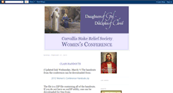 Desktop Screenshot of corvallisstakereliefsociety.blogspot.com