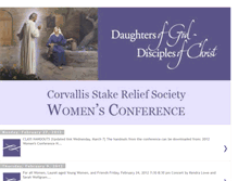 Tablet Screenshot of corvallisstakereliefsociety.blogspot.com