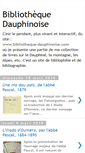 Mobile Screenshot of bibliotheque-dauphinoise.blogspot.com