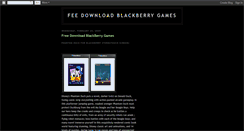 Desktop Screenshot of free-blackberrygames.blogspot.com