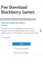Mobile Screenshot of free-blackberrygames.blogspot.com