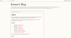 Desktop Screenshot of kumarnvm.blogspot.com