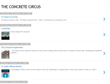 Tablet Screenshot of concretecircus.blogspot.com