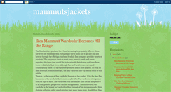 Desktop Screenshot of mammutsjackets.blogspot.com