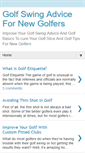 Mobile Screenshot of new-golfers.blogspot.com