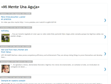 Tablet Screenshot of mimenteunaaguja.blogspot.com