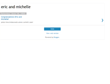 Tablet Screenshot of ericandmichelle.blogspot.com