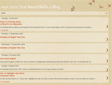 Tablet Screenshot of eapl5022testbasedskills2.blogspot.com
