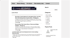 Desktop Screenshot of filmingvancouver.blogspot.com