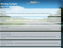 Tablet Screenshot of blinding-sunlight.blogspot.com