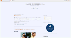 Desktop Screenshot of blaseramblings.blogspot.com