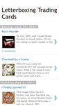 Mobile Screenshot of letterboxingtradingcards.blogspot.com