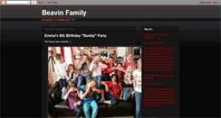 Desktop Screenshot of beavinfamily.blogspot.com