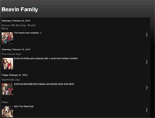 Tablet Screenshot of beavinfamily.blogspot.com