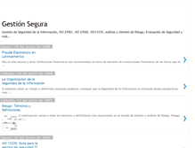 Tablet Screenshot of gestionsegura.blogspot.com