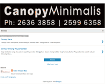 Tablet Screenshot of canopy-minimalis.blogspot.com