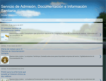 Tablet Screenshot of documentacionclinicahupr.blogspot.com