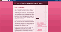 Desktop Screenshot of anlineradio.blogspot.com