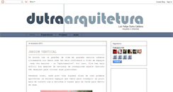 Desktop Screenshot of dutraarquitetura.blogspot.com