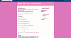 Desktop Screenshot of jensbusylife.blogspot.com