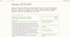 Desktop Screenshot of derechoucn09.blogspot.com