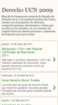 Mobile Screenshot of derechoucn09.blogspot.com