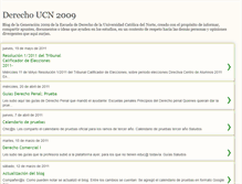 Tablet Screenshot of derechoucn09.blogspot.com