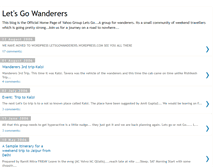 Tablet Screenshot of letsgowanderers.blogspot.com