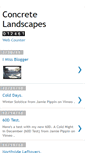 Mobile Screenshot of concretelandscapes.blogspot.com