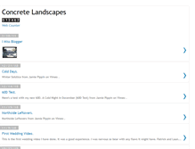 Tablet Screenshot of concretelandscapes.blogspot.com