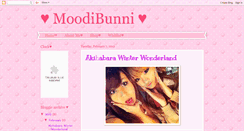 Desktop Screenshot of moodibunni.blogspot.com